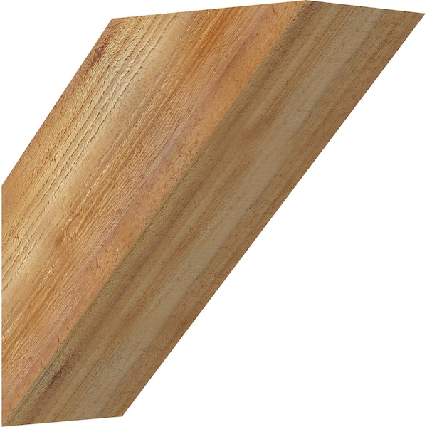 Ekena Millwork 6"W x 14"D x 14"H Traditional Rough Sawn Knee Brace, Western Red Cedar BRC06X14X14TRA00RWR - main